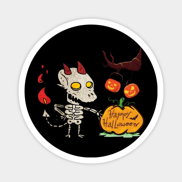 Happy halloween day 2020 Magnet by MeKong